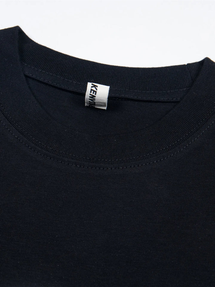 Men's Graphic Mock Neck Short Sleeve T-Shirt