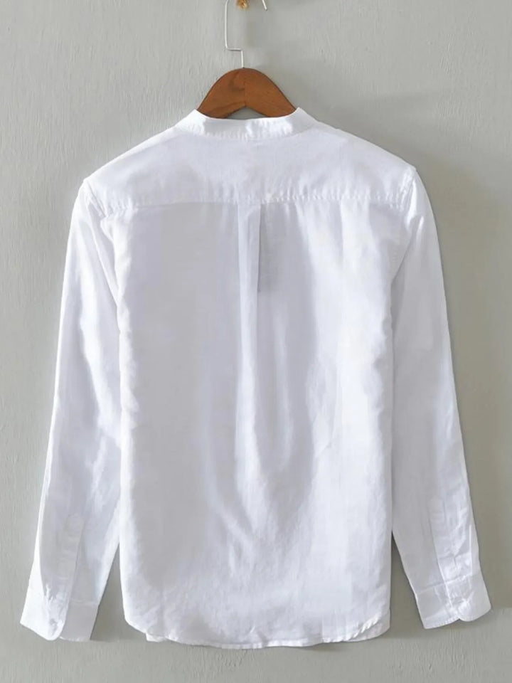 Men's Full Size Button Up Long Sleeve Shirt Plus Size