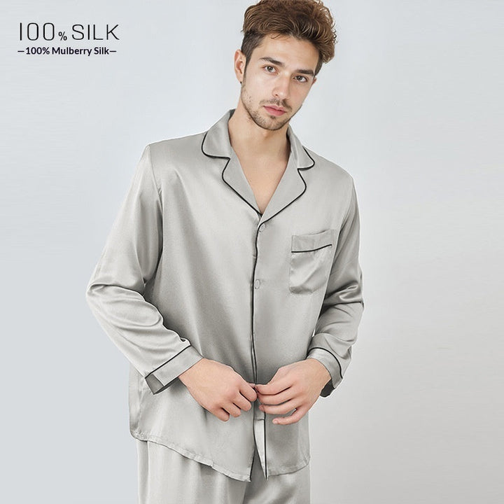 Mumi Heavyweight Silk Pajamas For Men
