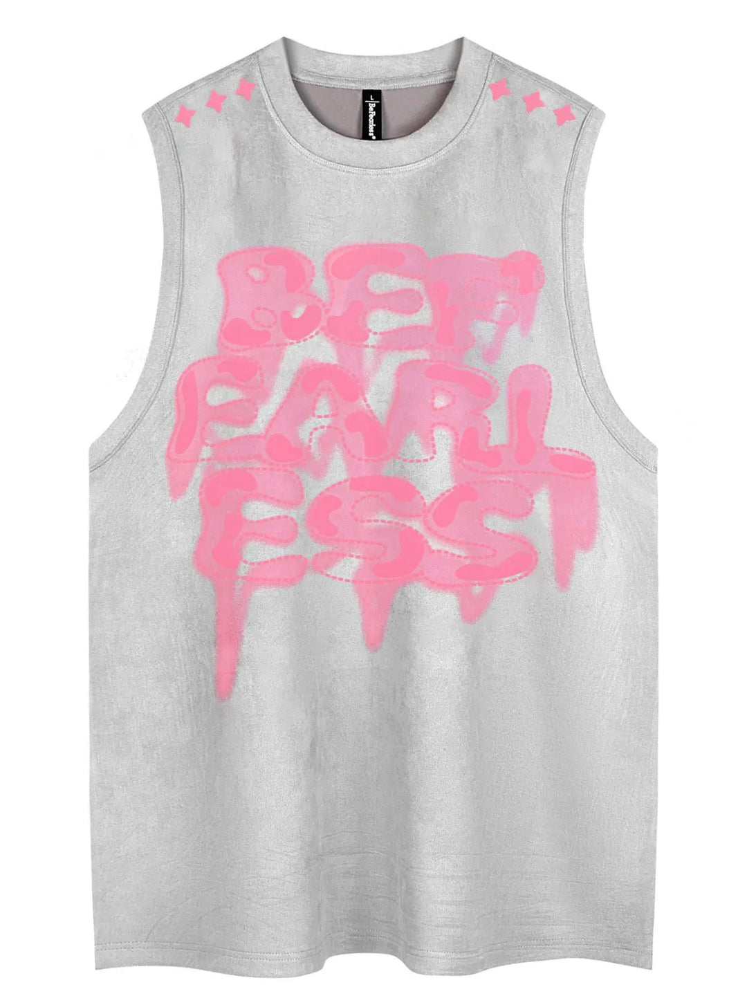 Men's Round Neck Letter Graphic Tank
