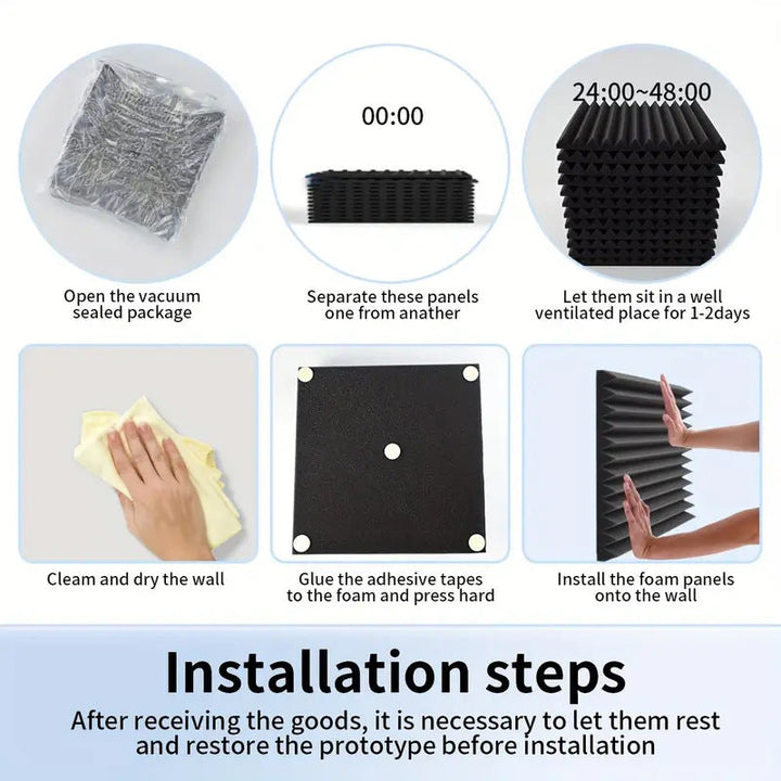 Acoustic Foam For Professional Recording Studio Walls