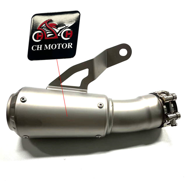Online-style Stainless Steel Rear Section Motorcycle Exhaust Pipe For Customization