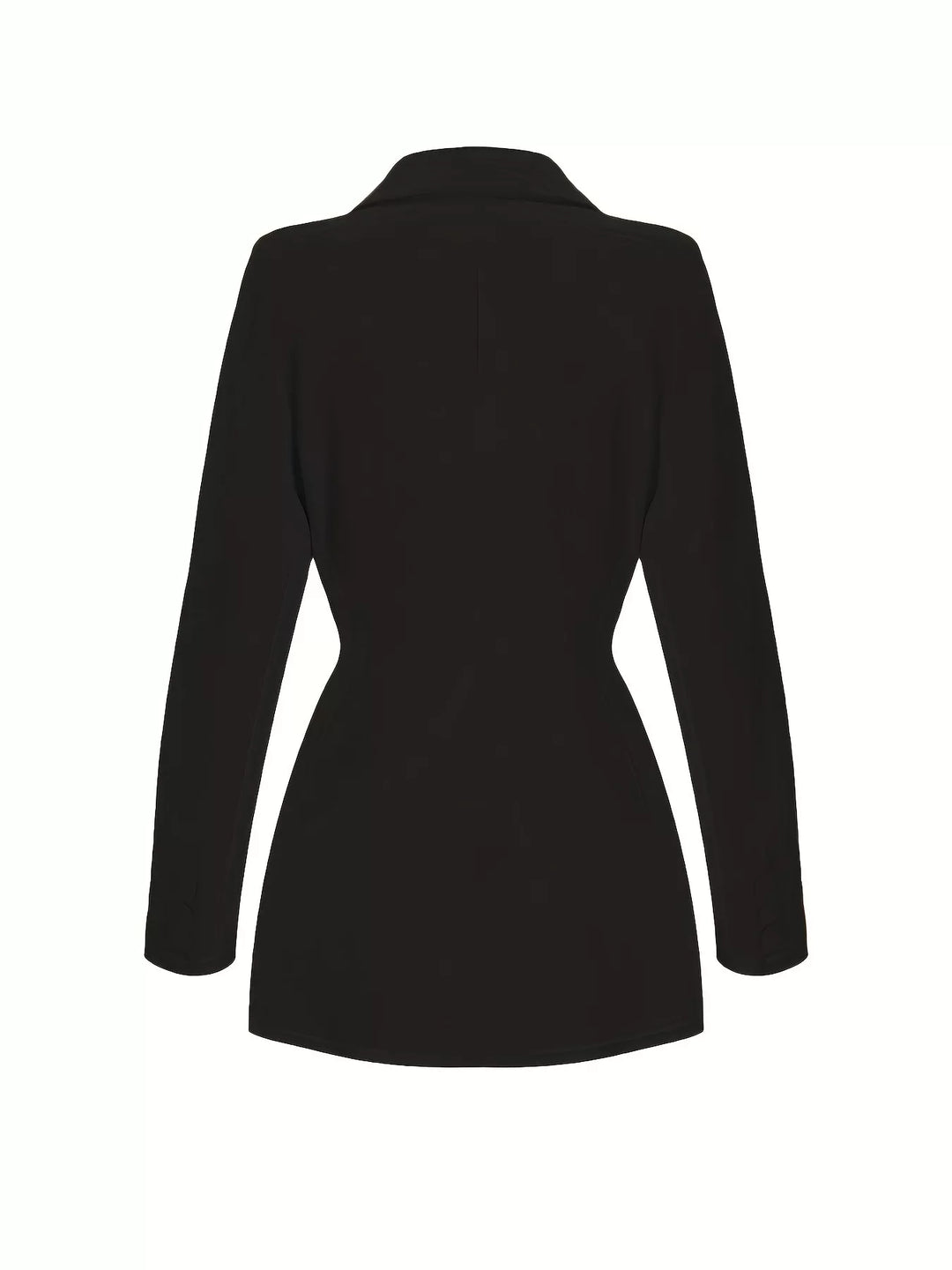 Slim-Fit Lapel Collar Blazer