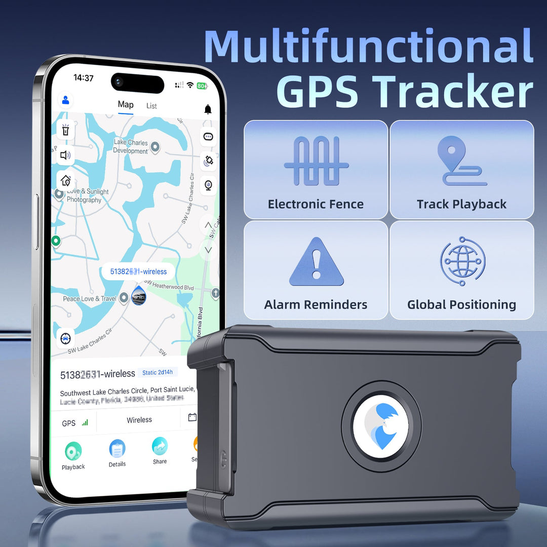 Anti-Theft Hidden GPS Tracker With Remote Control Real-Time Vehicle Tracker For Car, Truck, Motorcycle & Luggage, Subscription Required