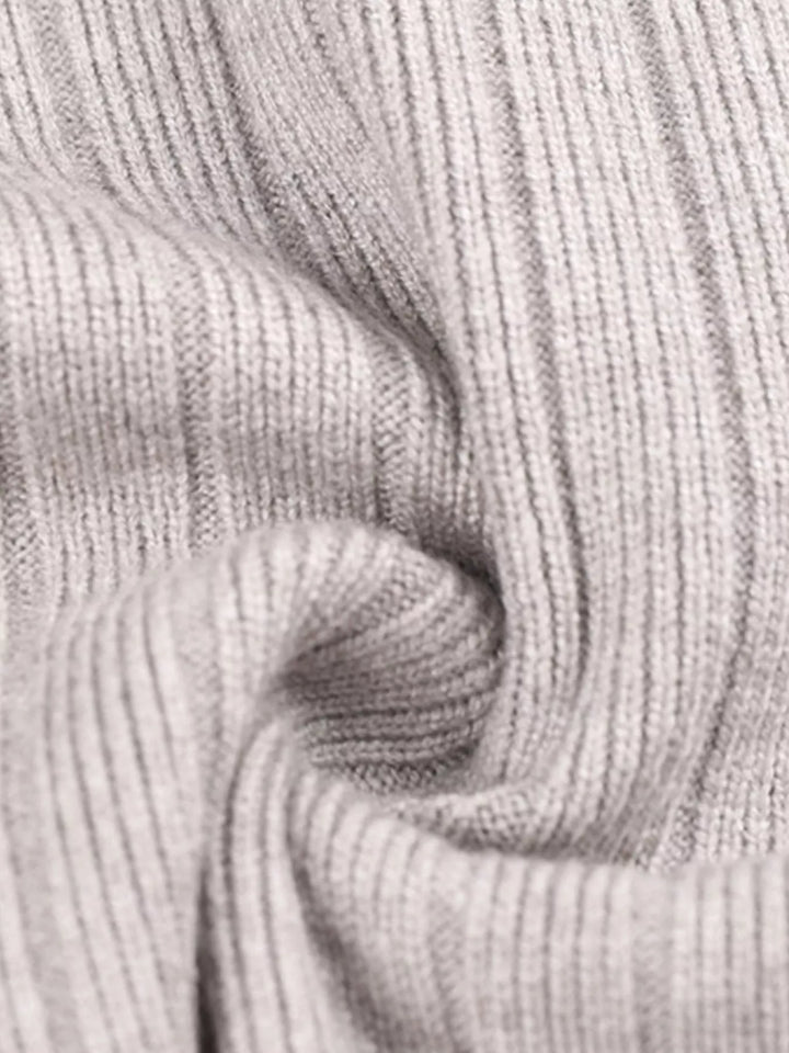 Men's Plus Size Long Sleeve Textured Knit Sweater
