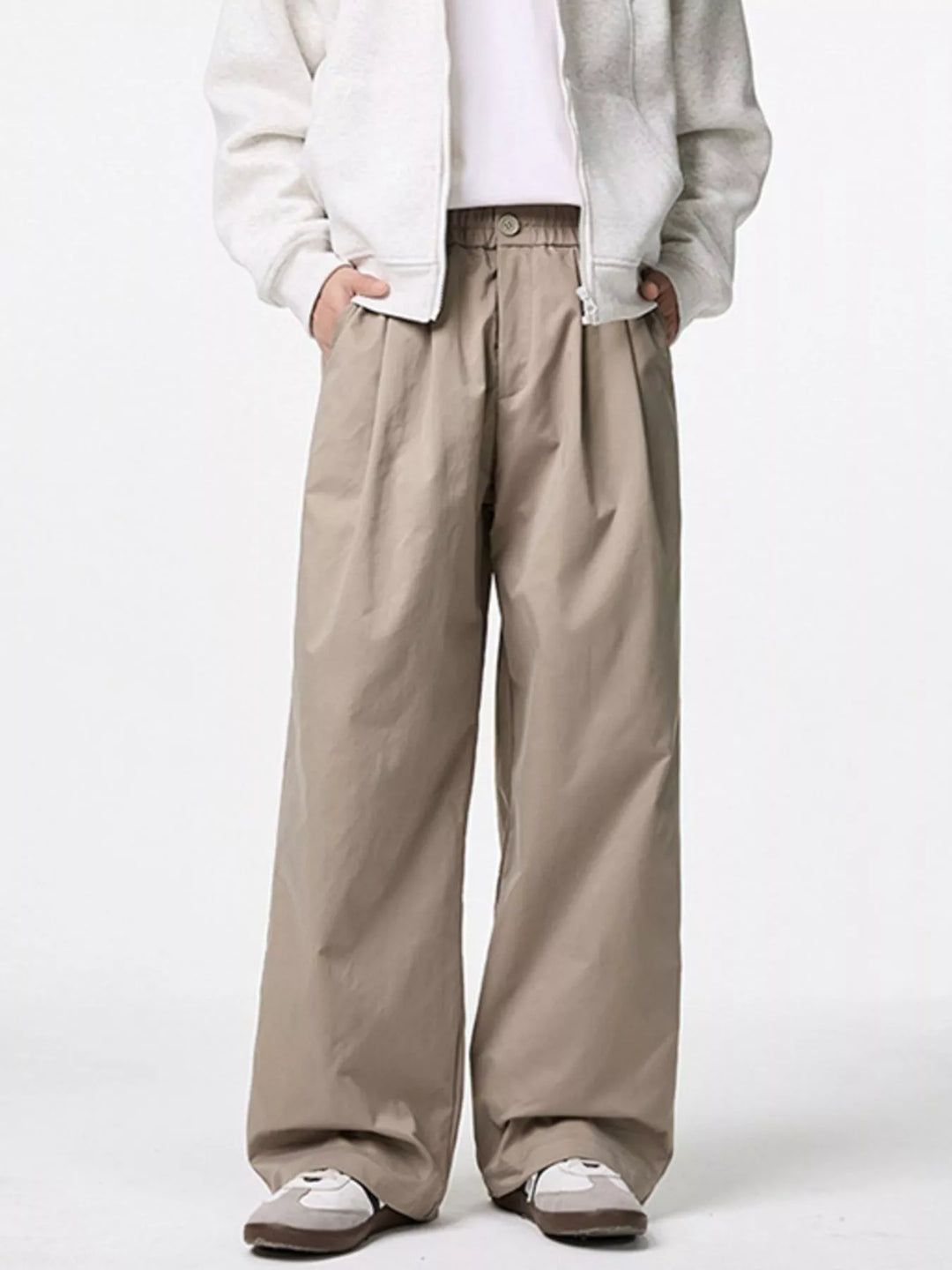 Men's Classic Wide-Leg Relaxed Fit Pants