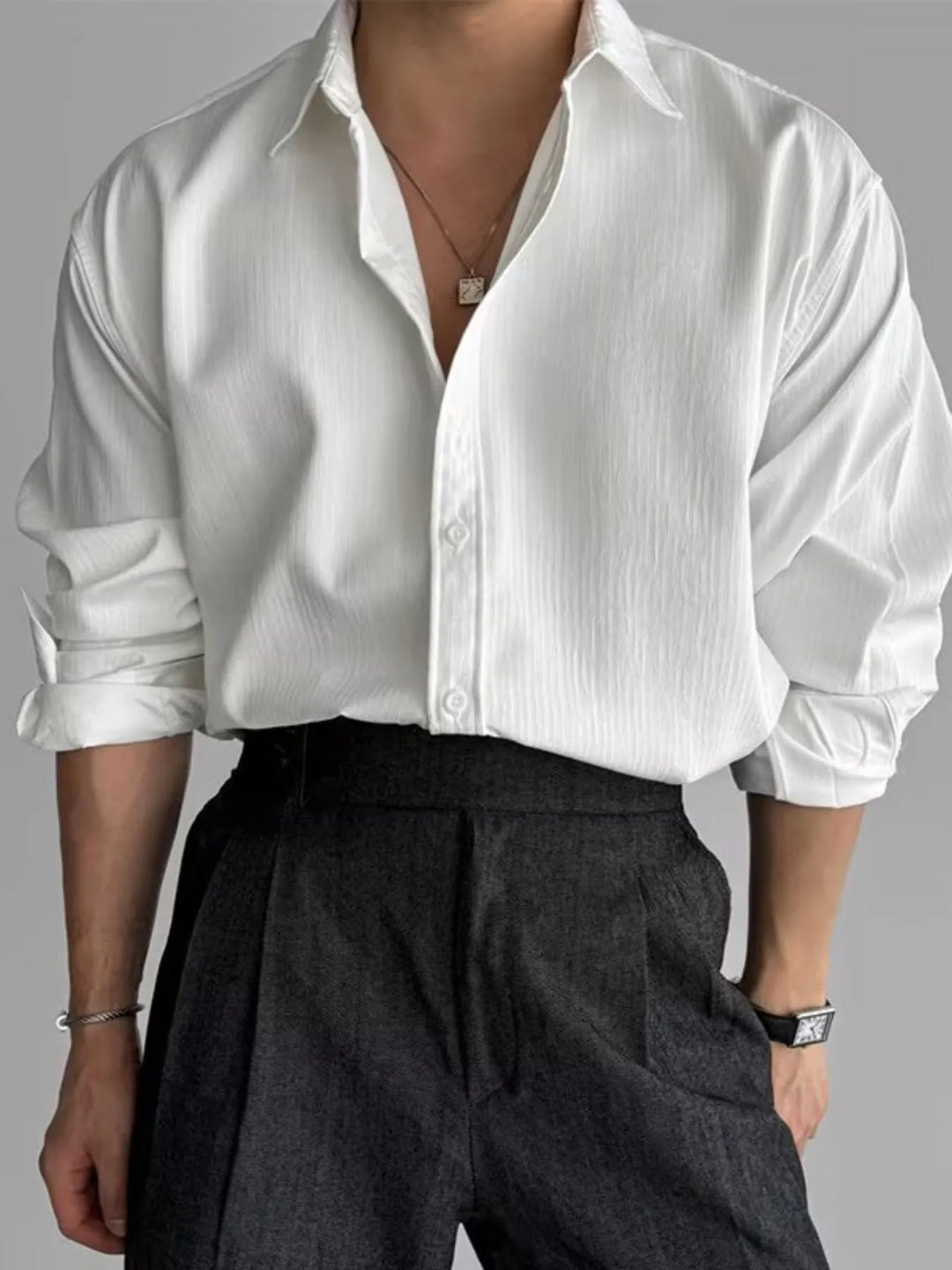 Men's Button Up Long Sleeve Shirt