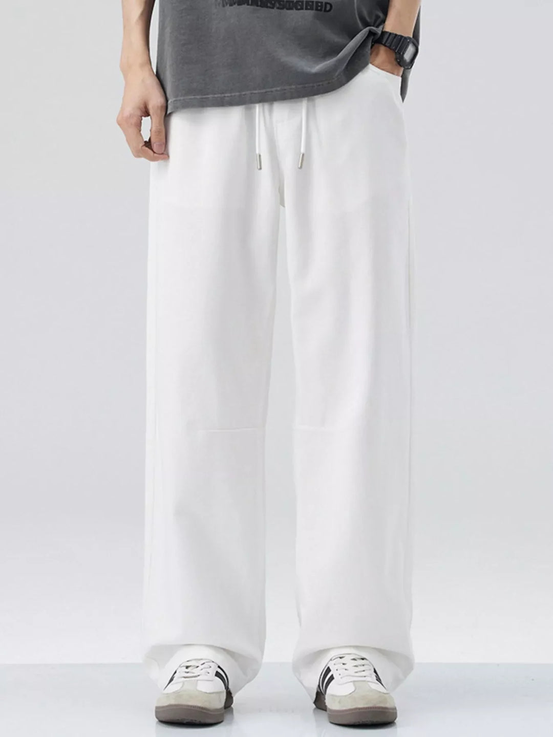 Men's Wide Leg Casual Pants