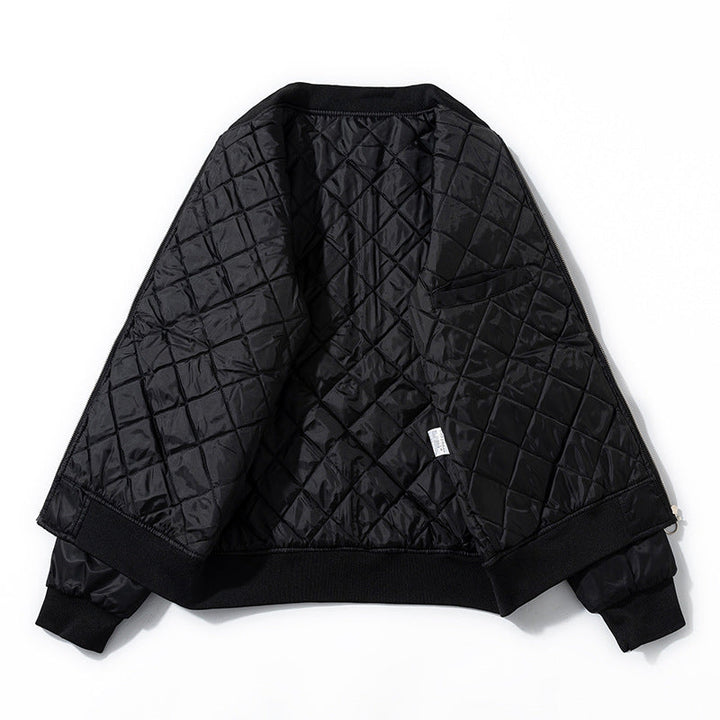 Mens Loose-Fit Trendy Embroidered Jacket