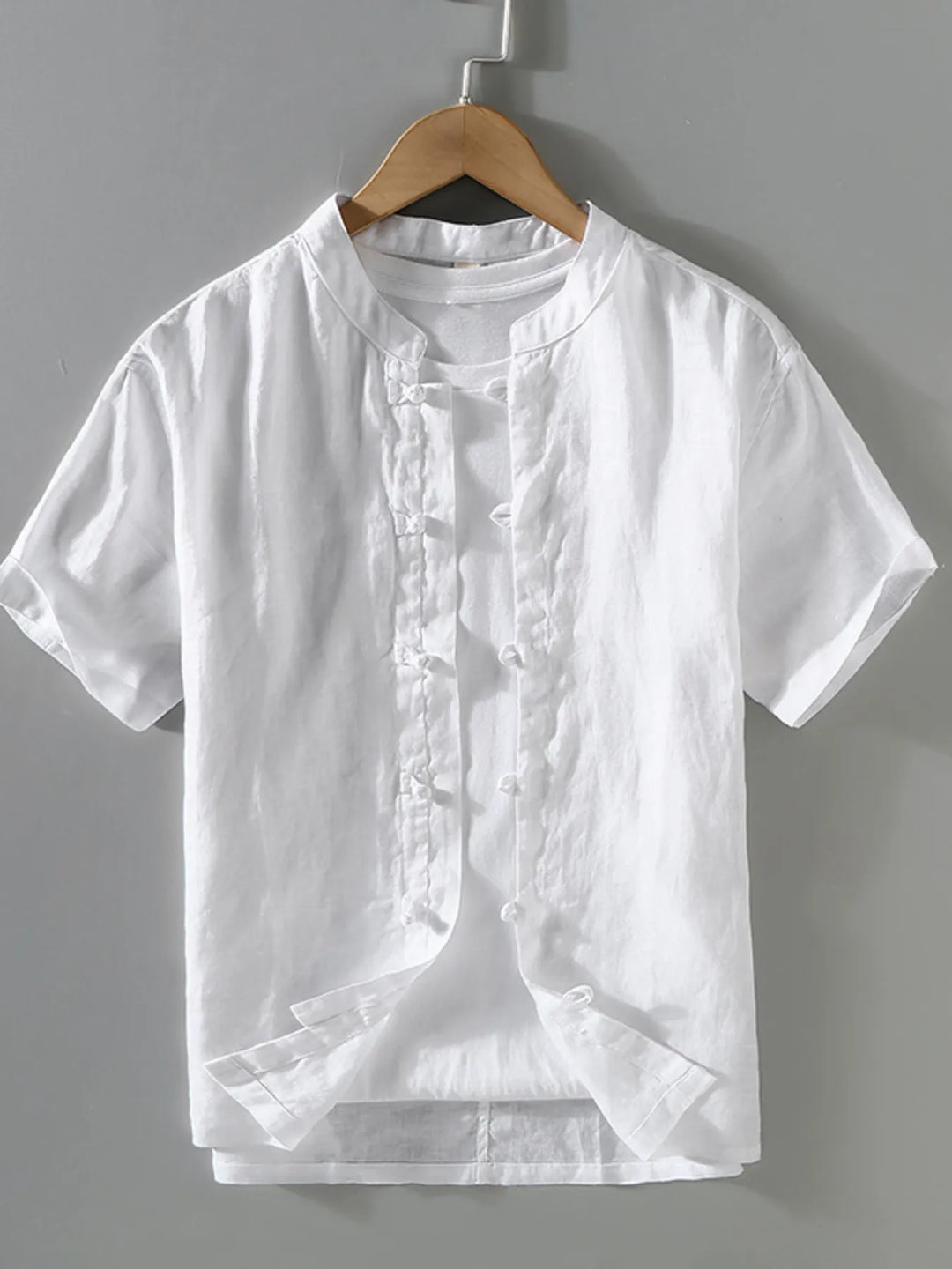 Men's Plus Size Button Up Short Sleeve Shirt