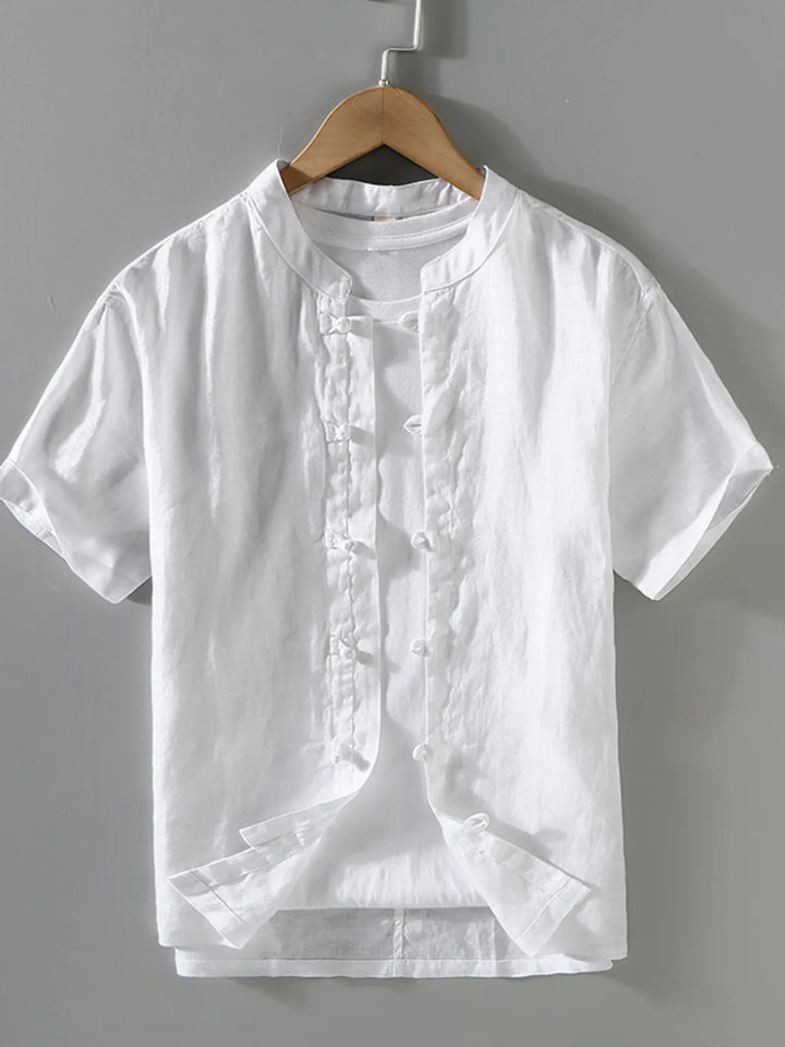 Men's Plus Size Button Up Short Sleeve Shirt