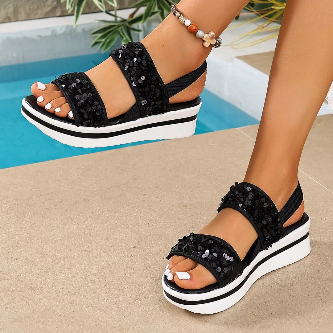 Open Toe Platform Sandals