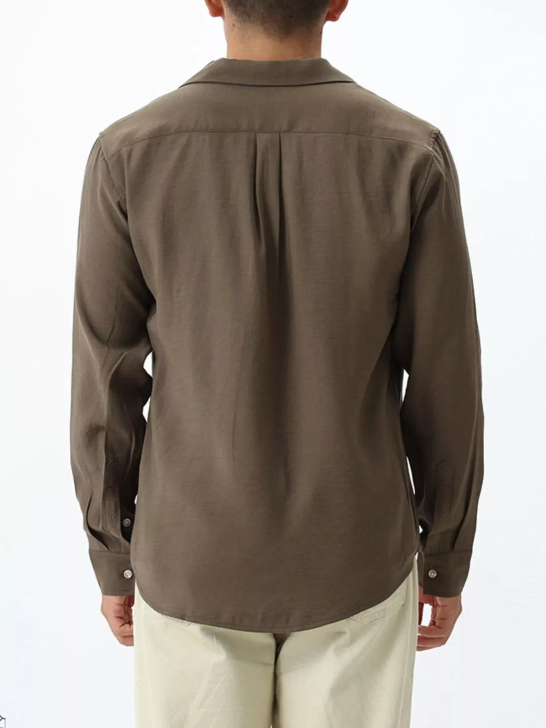 Men's Plus Size Button Up Long Sleeve Shirt