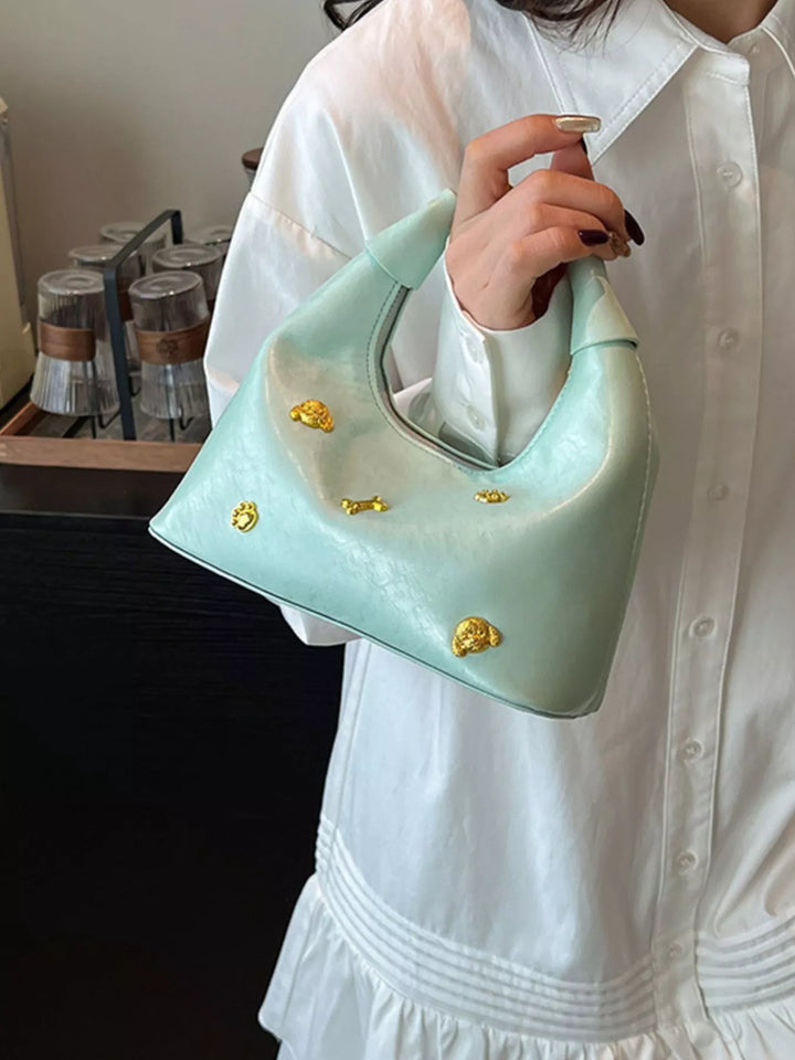 Embellished Hobo Crossbody Bag