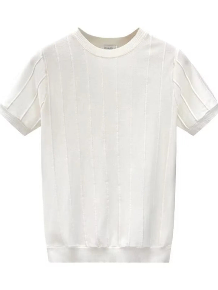 Men's Full Size Round Neck Short Sleeve T-Shirt Plus Size