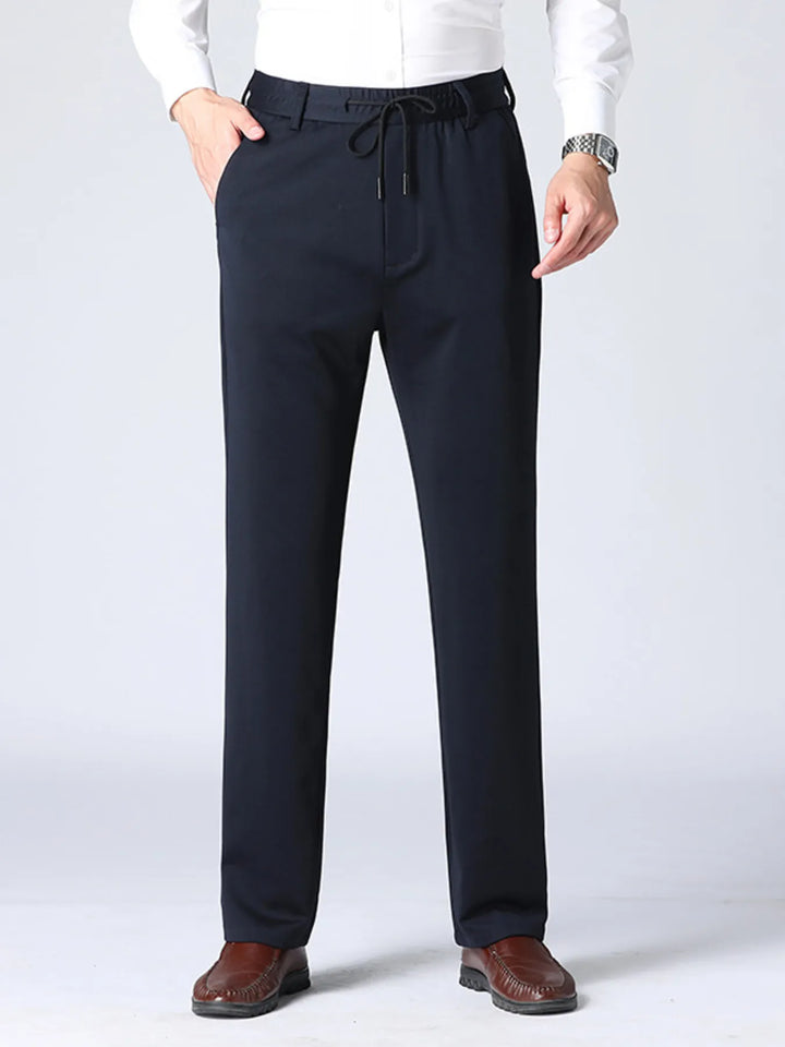 Men's Plus Size Drawstring Pocketed Pants