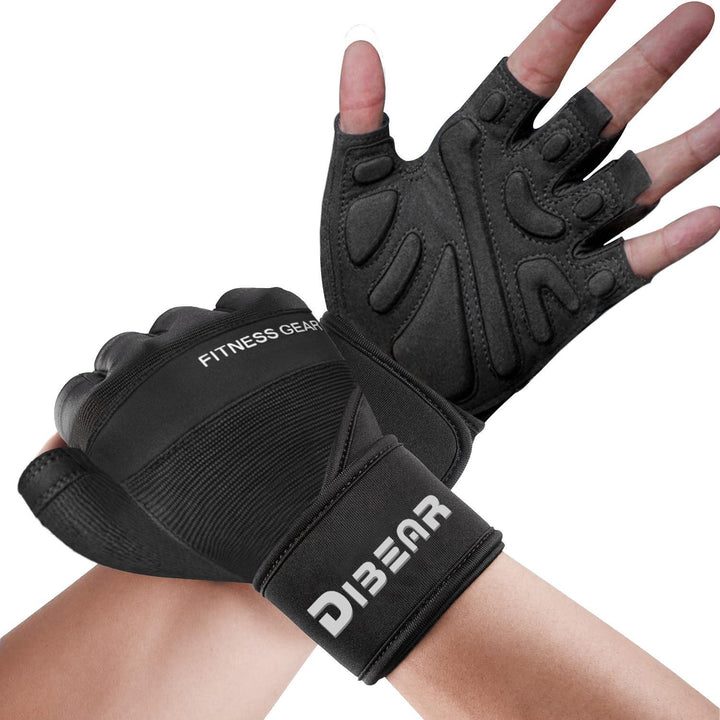 Summer Outdoor Fitness Wristband Non-Slip Half-Finger Gloves