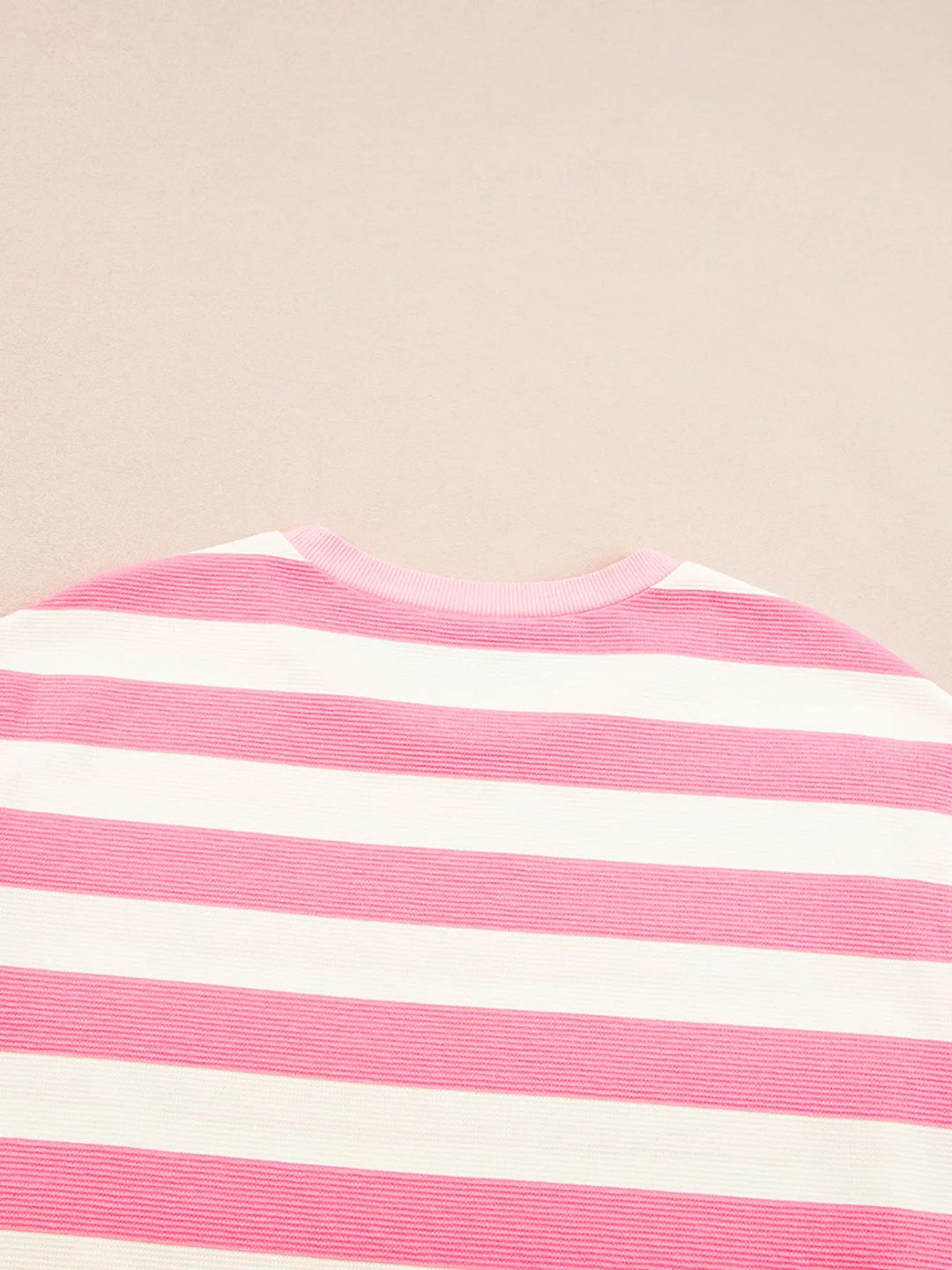 Stripe Cap Sleeve Pocketed Shift Dress