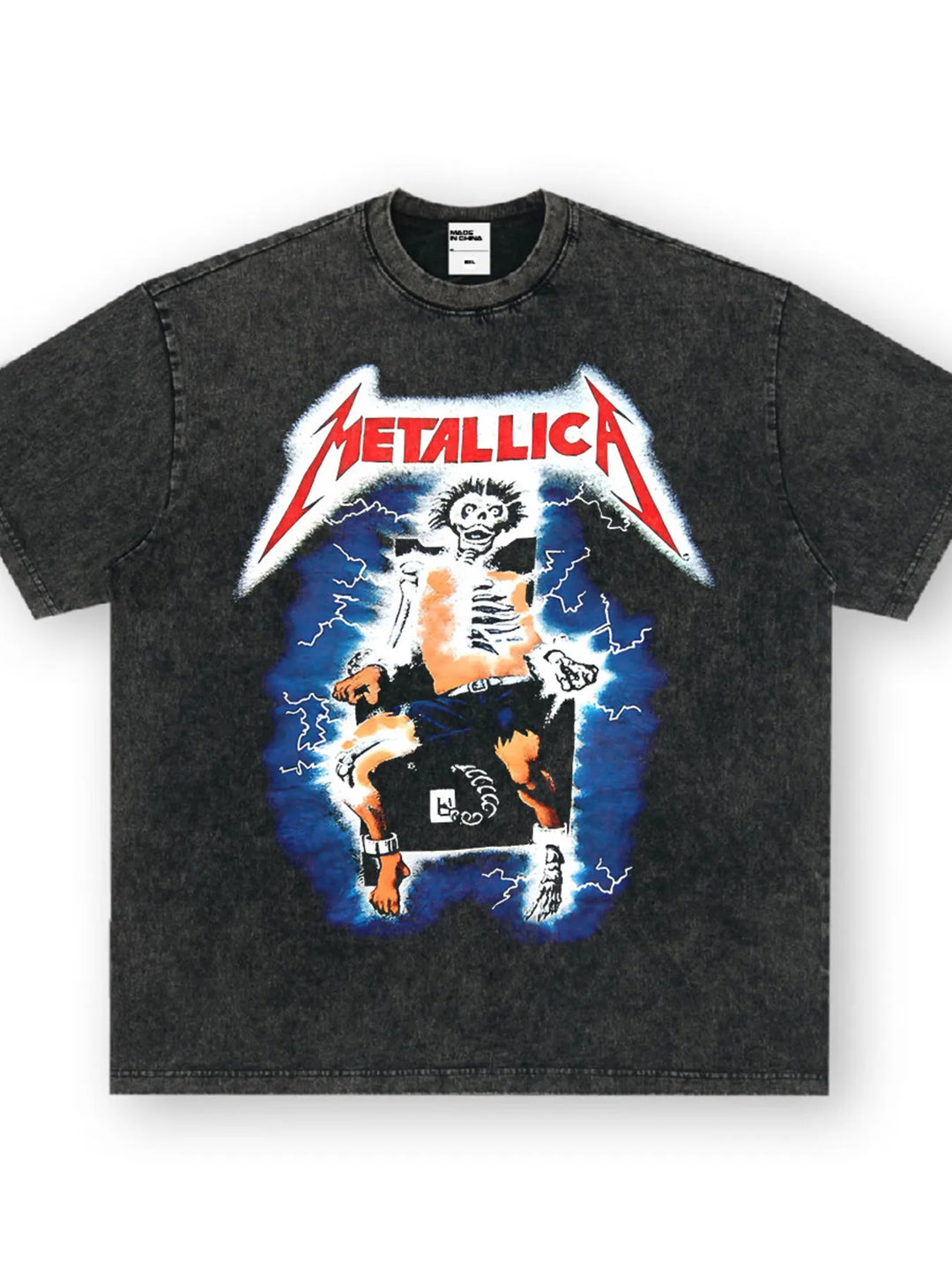 Men's Metallica Graphic Oversized T-Shirt