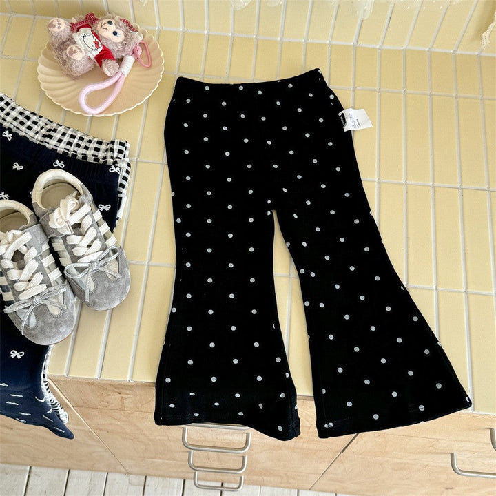 Girls' Workwear Children's Straight-leg Pants Western-style And Fashionable
