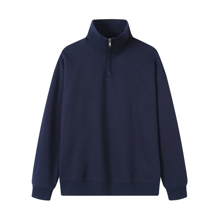Women's  Premium Half-zip Stand-up Collar Hoodie
