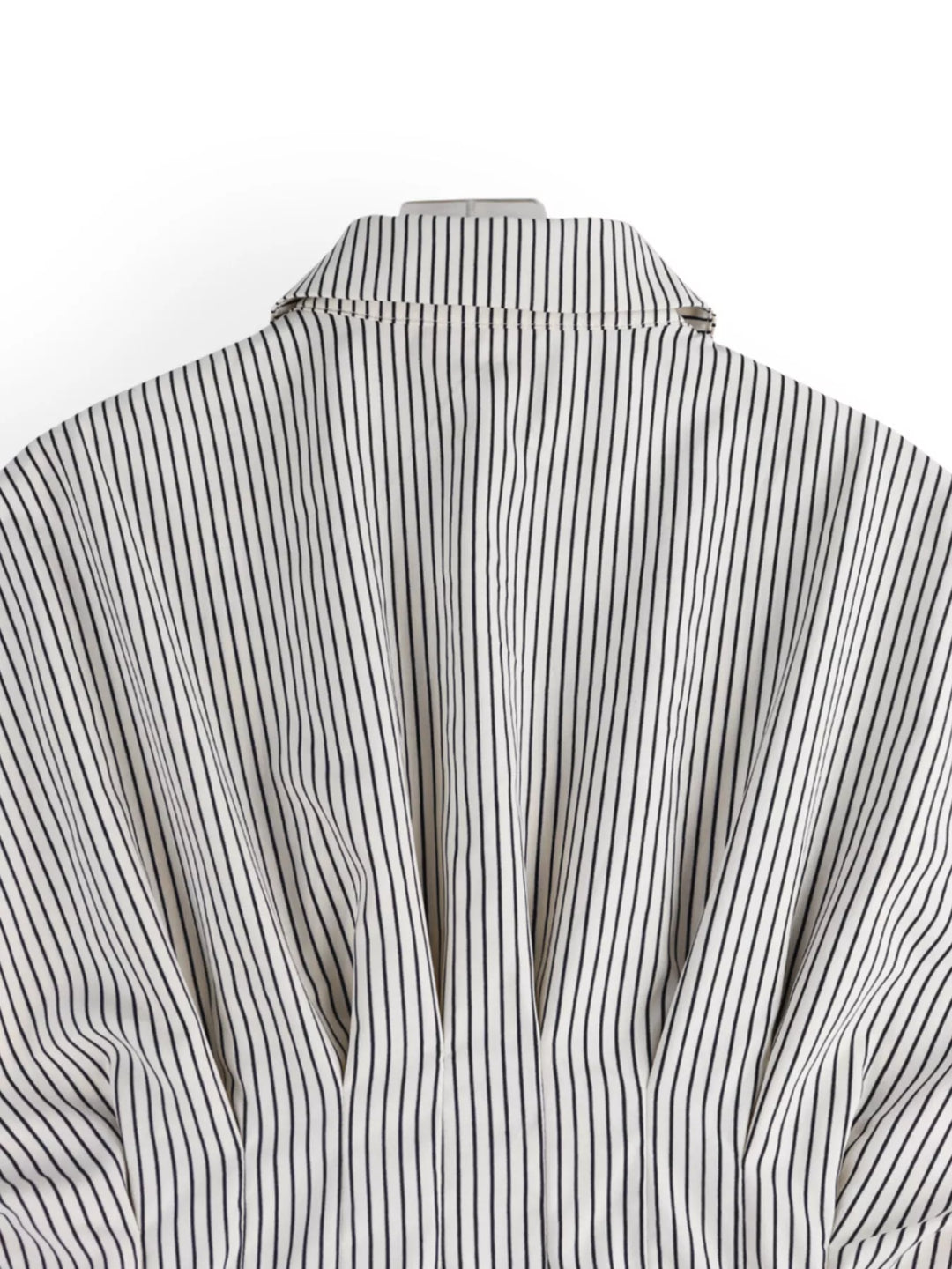 Striped Cinched Waist Shirt
