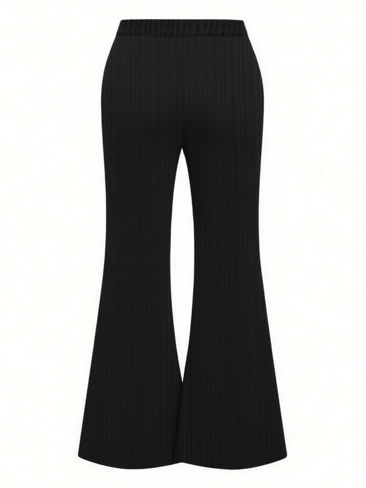 Plus Size High-Waisted Flare Pants