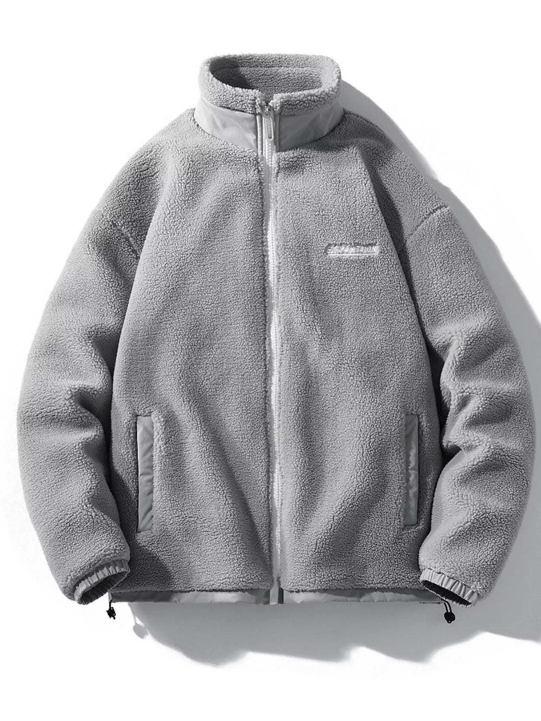 Men's Plus Size Cozy Fleece Full-Zip Jacket