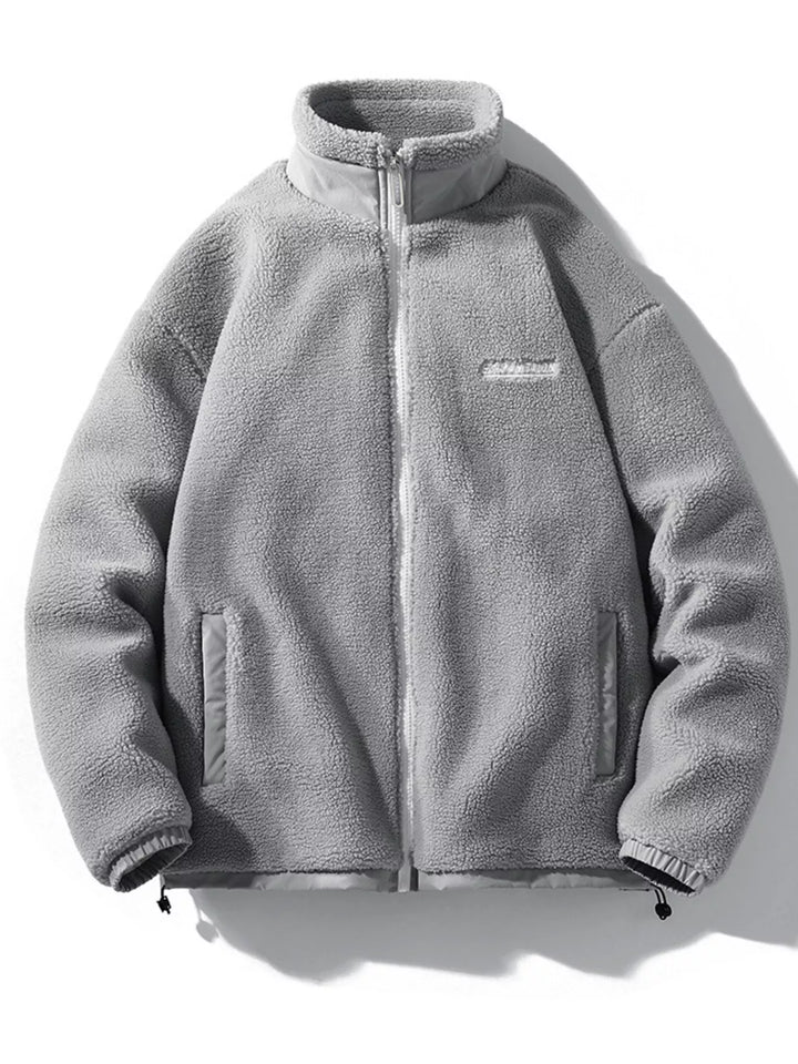 Men's Plus Size Cozy Fleece Full-Zip Jacket
