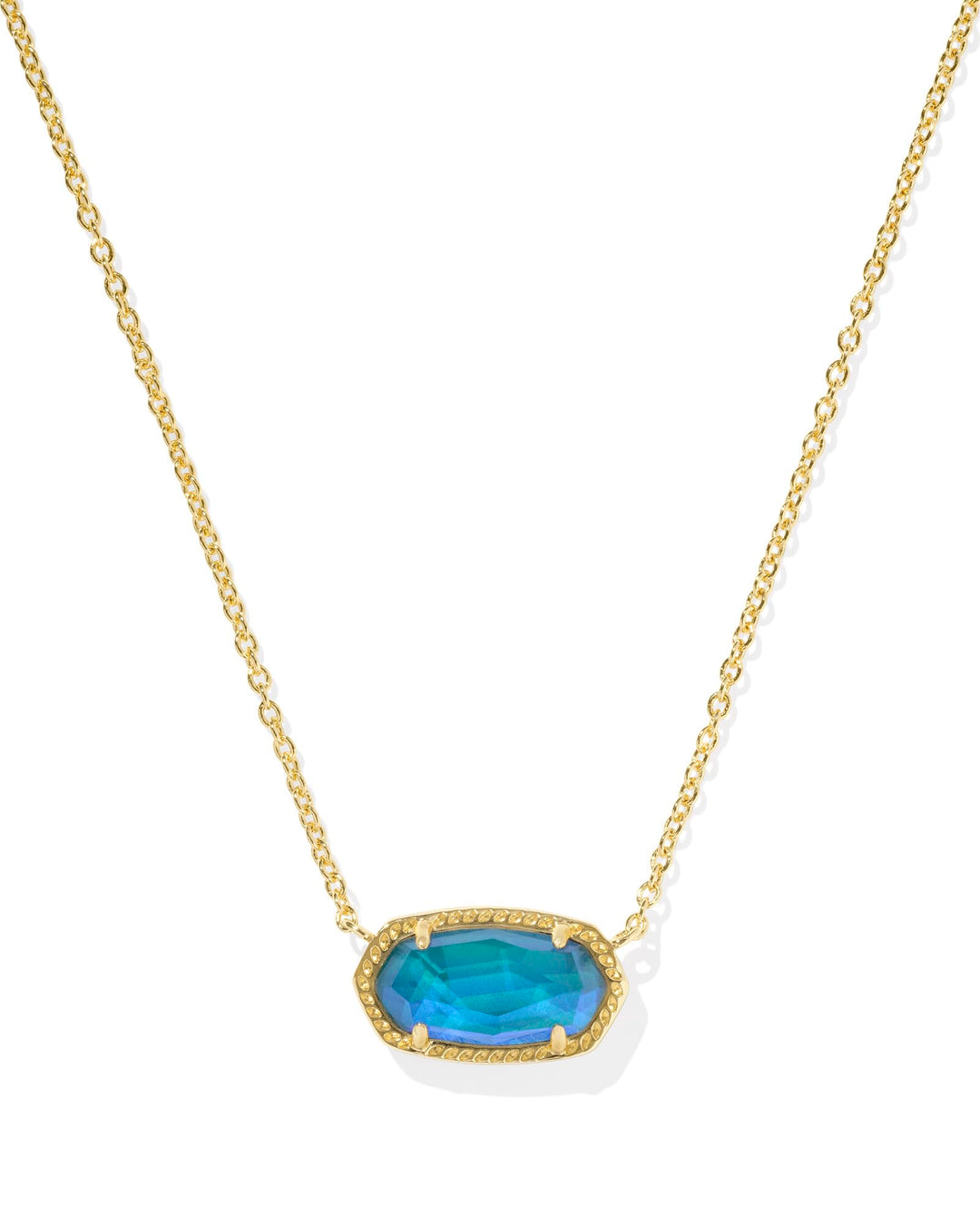 Kendra Scott Elisa Pendant Necklace - 14k Gold Plated Delicate Fashion Jewelry for Women