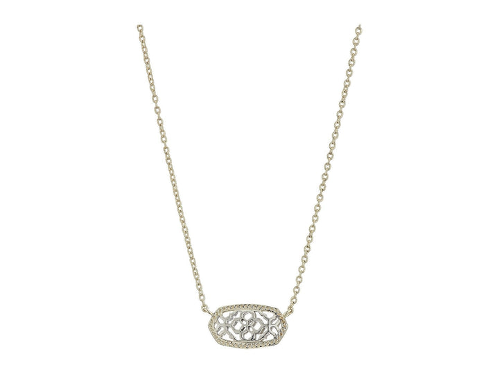 Kendra Scott Elisa Pendant Necklace - 14k Gold Plated Delicate Fashion Jewelry for Women