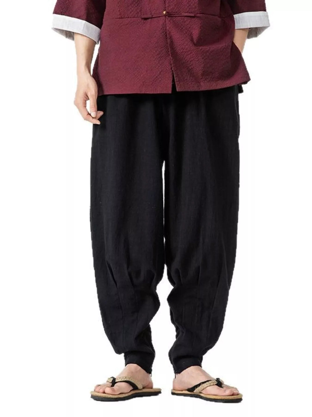 Men's Plus Size Loose Fit Harem Pants