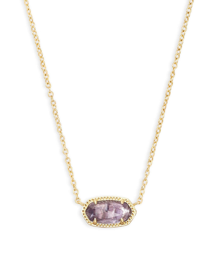 Kendra Scott Elisa Pendant Necklace - 14k Gold Plated Delicate Fashion Jewelry for Women