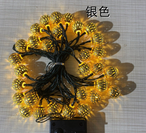 LED Fairy Garland Hollow wrought iron Ball