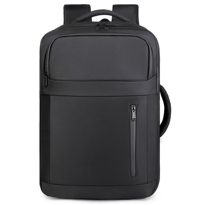 Solid-color Water-repellent Multi-functional Business Laptop Backpack