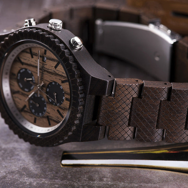 Unisex Sporty Wooden Watch