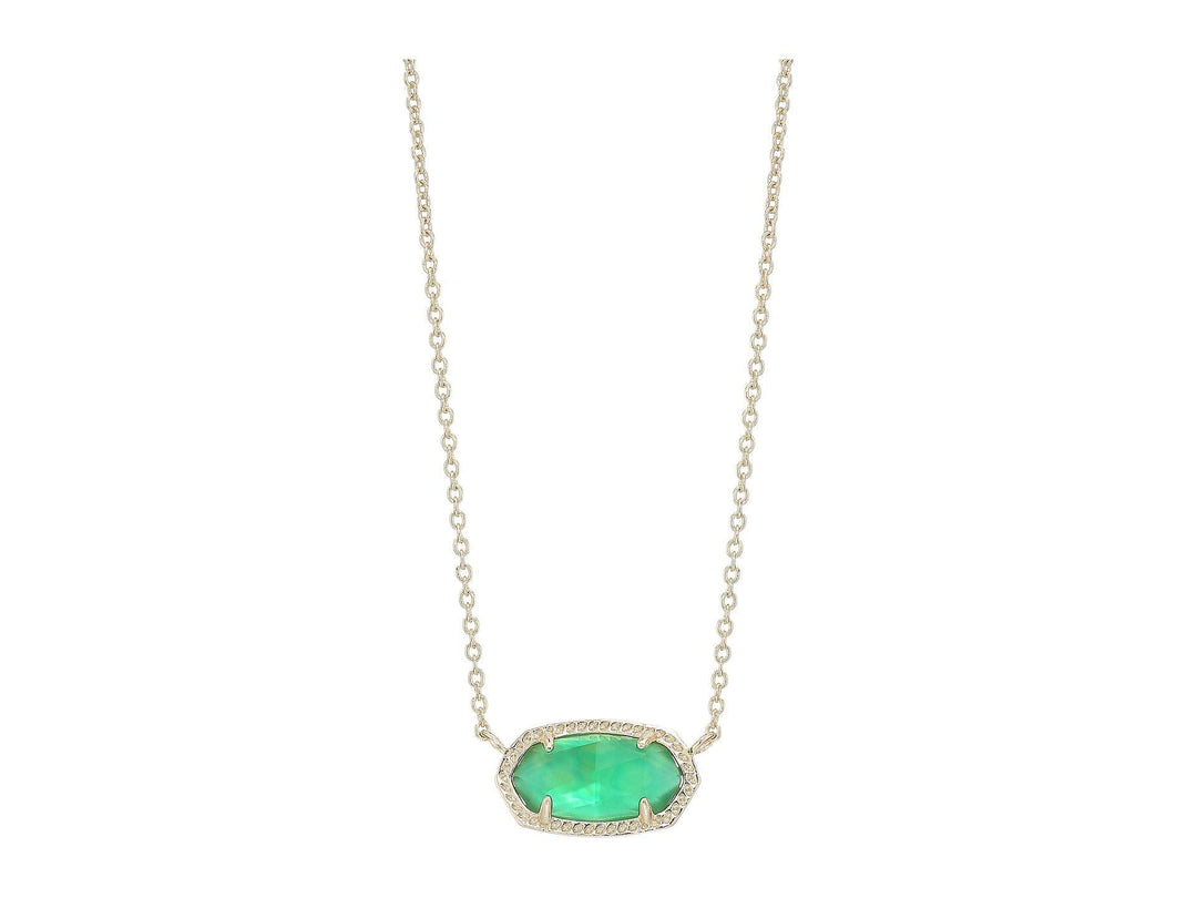Kendra Scott Elisa Pendant Necklace - 14k Gold Plated Delicate Fashion Jewelry for Women