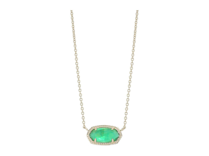 Kendra Scott Elisa Pendant Necklace - 14k Gold Plated Delicate Fashion Jewelry for Women