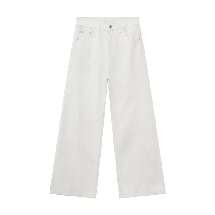 Men's Vintage Wash Wide Leg Jeans