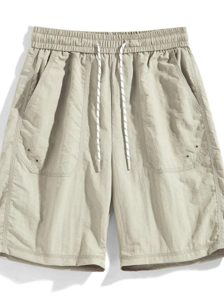 Men's Full Size Casual Drawstring Shorts Plus Size