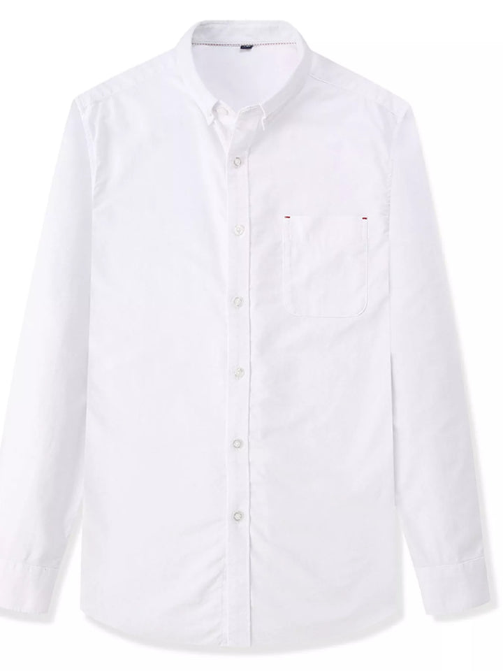 Men's Full Size Button Up Long Sleeve Shirt Plus Size