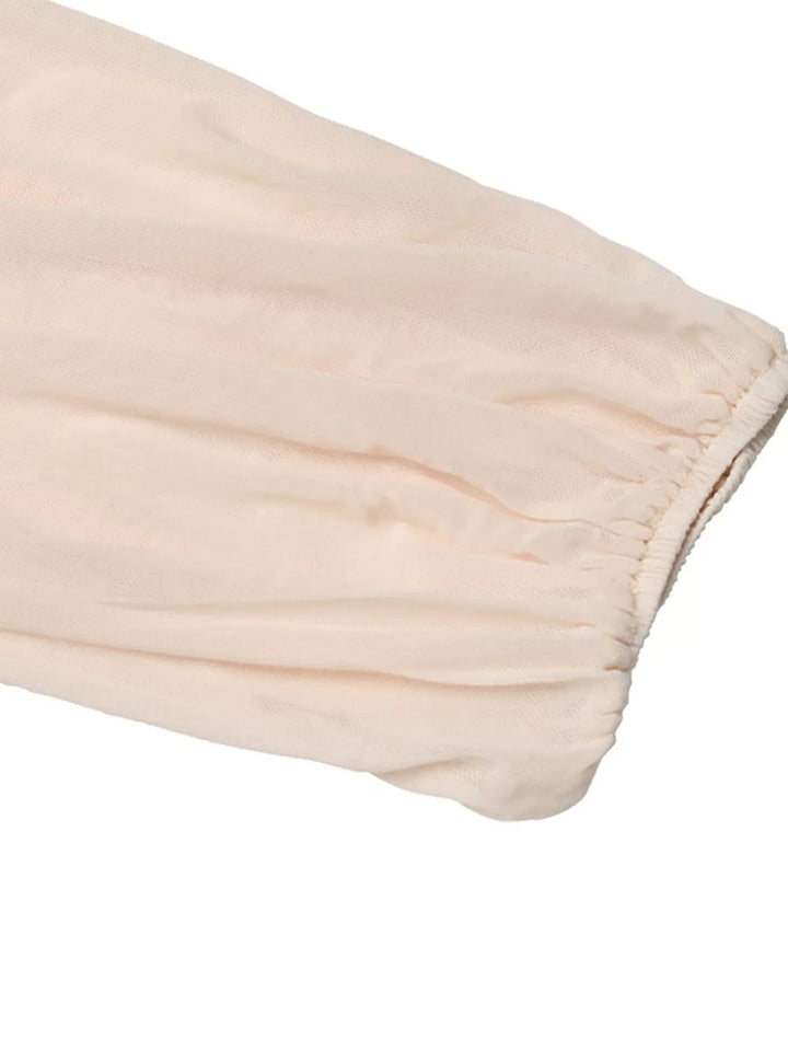 Sweetheart Neck Balloon Sleeve Bodysuit