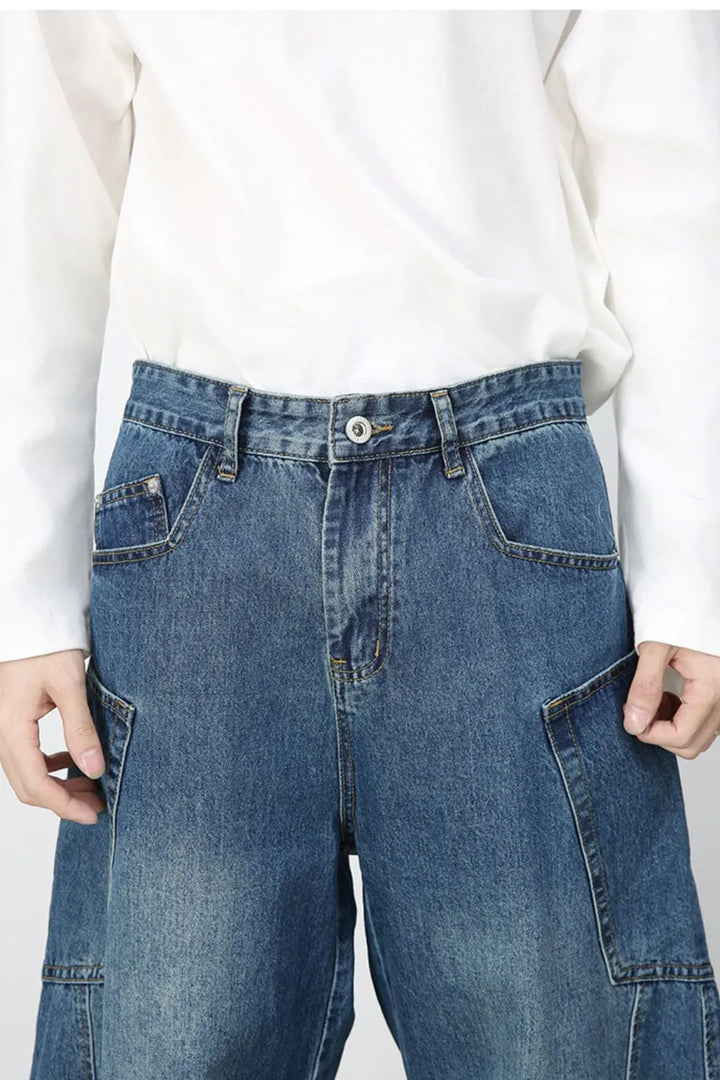 Men's Wide Leg Jeans