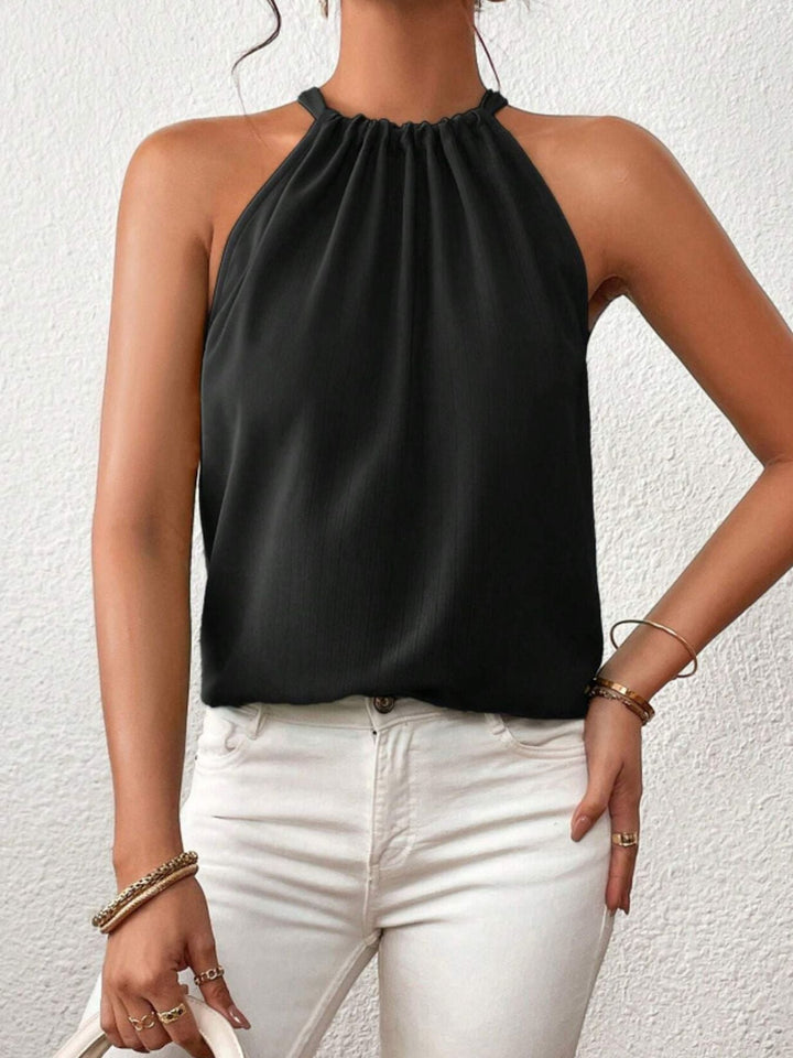 Solid Color Ruched Cami