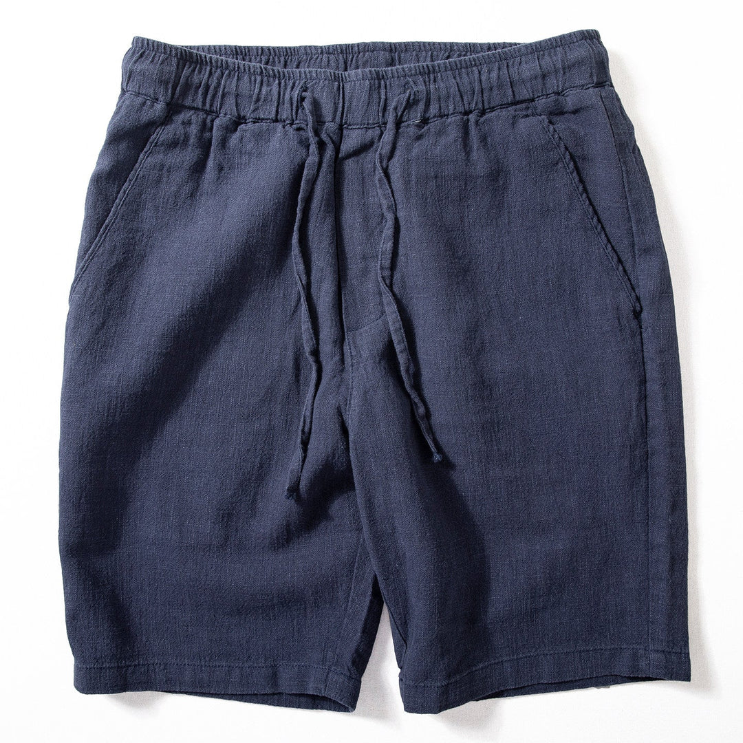 Men's Slim-fit Straight-leg Hemp Five-pocket Pants