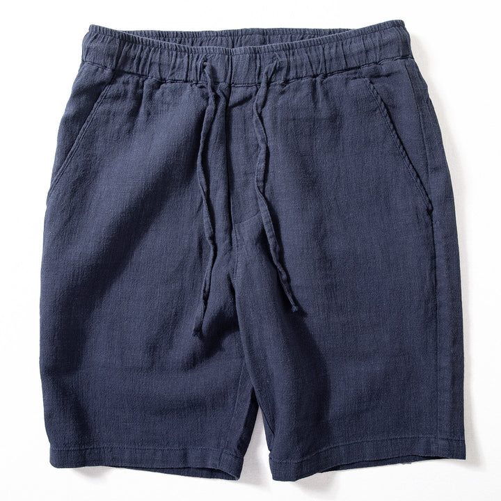 Men's Slim-fit Straight-leg Hemp Five-pocket Pants