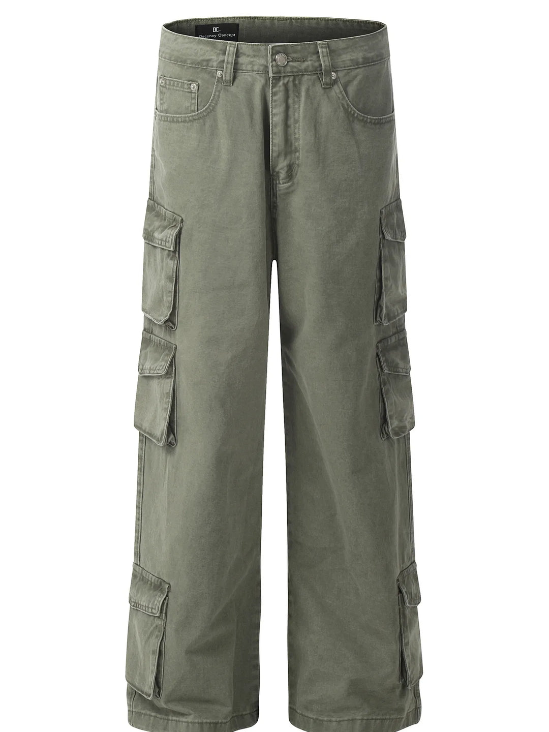 Men's Wide Leg Multi-Pocket Cargo Pants