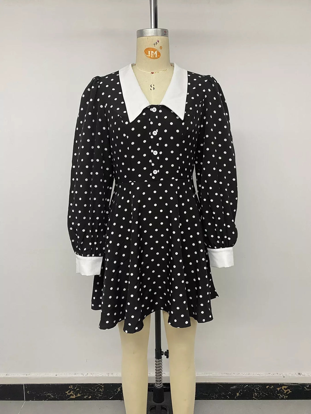 Polka Dot Peter Pan Collar Dress