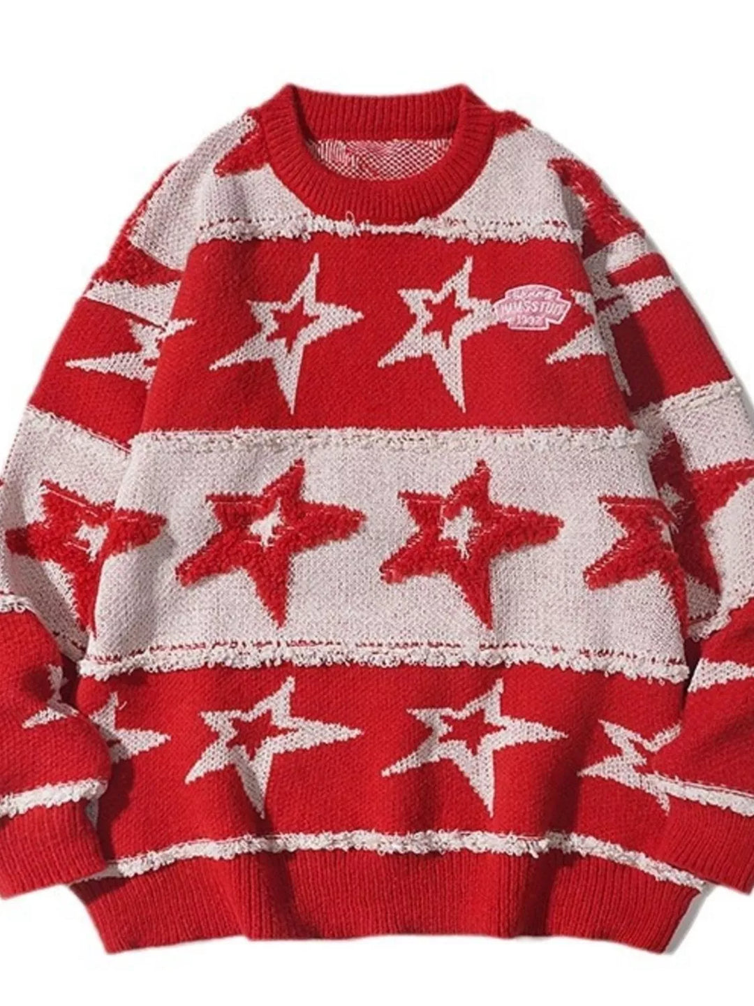 Men's Star Pattern Knitted Sweater