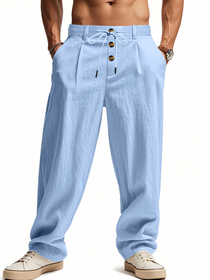 Men's Full Size Drawstring Loose Fit Pants Plus Size